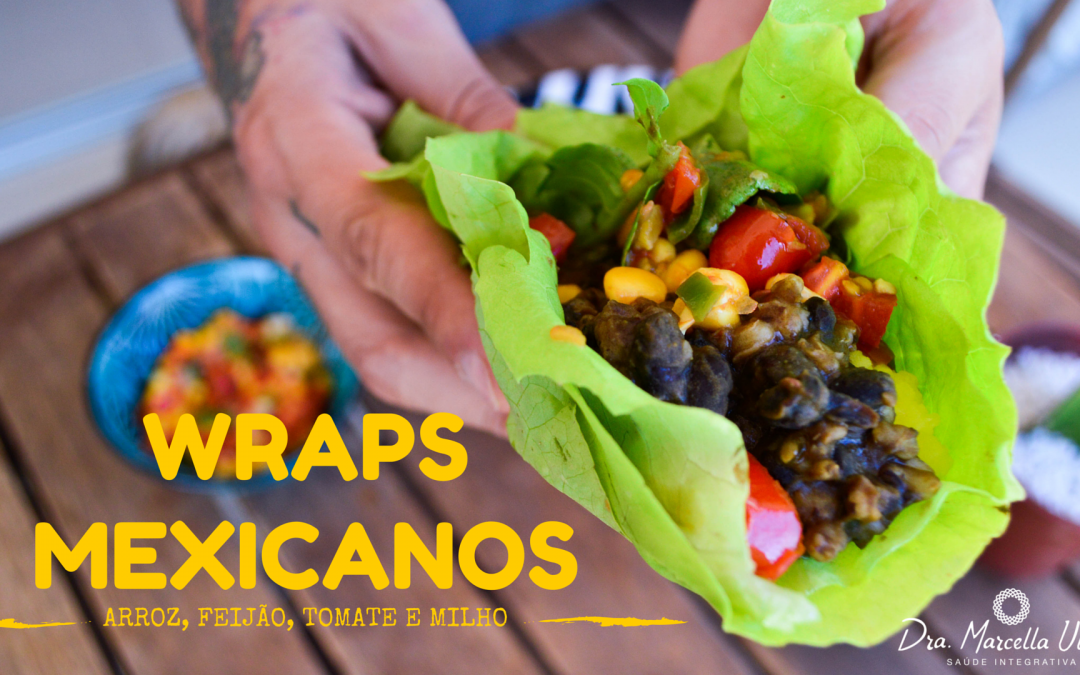 Wraps mexicanos de vegetais sem glúten e o alimento mais contaminado
